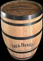 225 litrowa odrestaurowana beczka dębowa po winie - olejowana z napisami Jack Daniels - obrazek 4