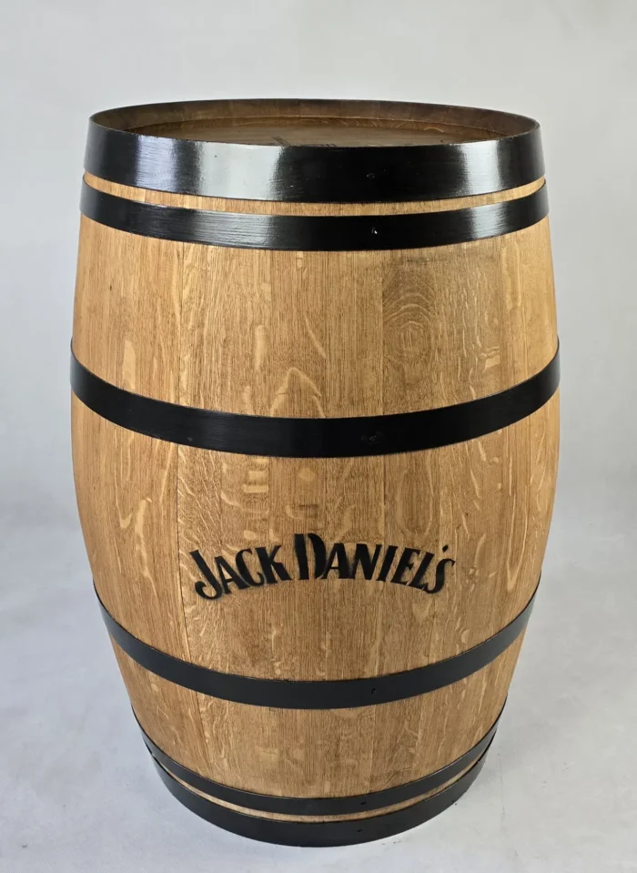 225 litrowa odrestaurowana beczka dębowa po winie - olejowana z napisami Jack Daniels - obrazek 6