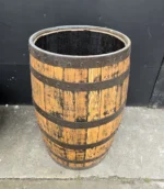 200 litrowa beczka dębowa po whiskey na DESZCZOWKE - OTWARTA - szlifowana i olejowana - obrazek 4