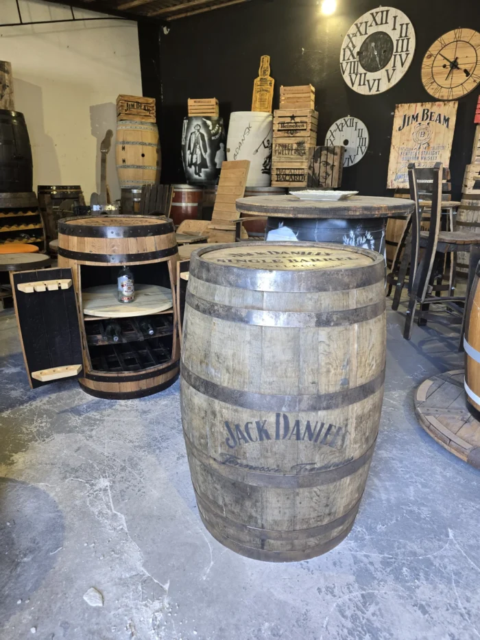 200 litrowa odrestaurowana szczotkowana beczka dębowa po whiskey - Jack Daniels - obrazek 2