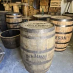 200 litrowa odrestaurowana szczotkowana beczka dębowa po whiskey - Jack Daniels