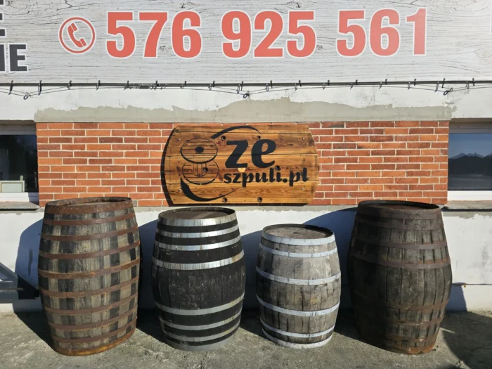 500 litrowa oryginalna beczka dębowa po Whiskey PREMIUM - obrazek 2