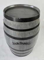 225 litrowa odrestaurowana beczka dębowa po winie - szara z napisami Jack Daniels - obrazek 5
