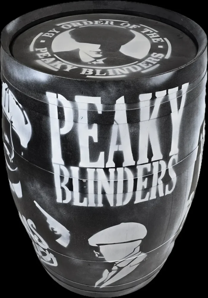 225 litrowa odrestaurowana beczka dębowa po winie - Peaky Blinders - obrazek 7