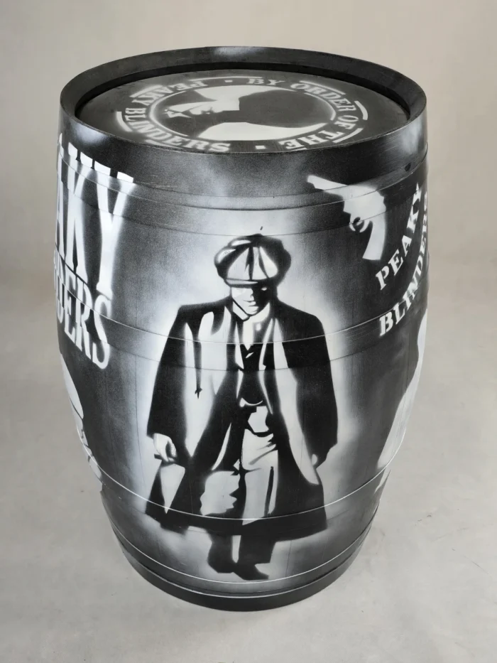 225 litrowa odrestaurowana beczka dębowa po winie - Peaky Blinders - obrazek 4