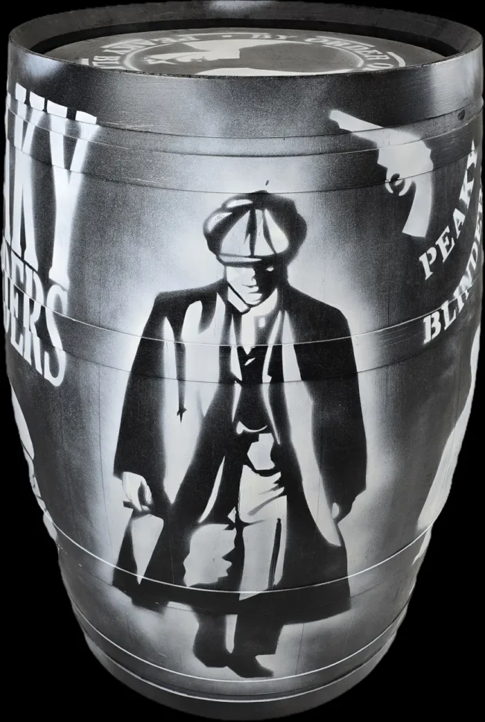 225 litrowa odrestaurowana beczka dębowa po winie - Peaky Blinders - obrazek 6