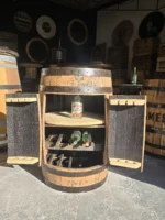 Barek na alkohol wykonany z oryginalnej dębowej 200 litrowej BECZKI po whiskey