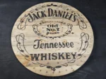 Blat ze szpuli po kablach odrestaurowany w stylu loftowym fi. 90 - Jack Daniels Tennessee WHISKEY - obrazek 6