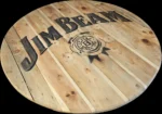 Blat ze szpuli po kablach odrestaurowany w stylu loftowym fi. 100 - Jim Beam - obrazek 6