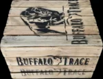 Skrzynka drewniana po owocach jedynka 50x40x30 stolik do leżaków - Buffalo Trace - obrazek 2