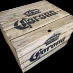 Skrzynka drewniana po owocach jedynka 50x40x30 stolik do leżaków - Corona