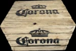 Skrzynka drewniana po owocach jedynka 50x40x30 stolik do leżaków - Corona - obrazek 2